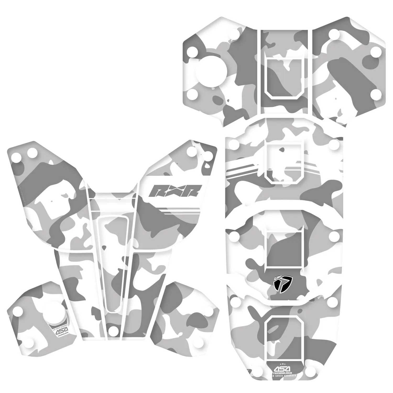 Kit déco Bullet - Camo White - immagine 4