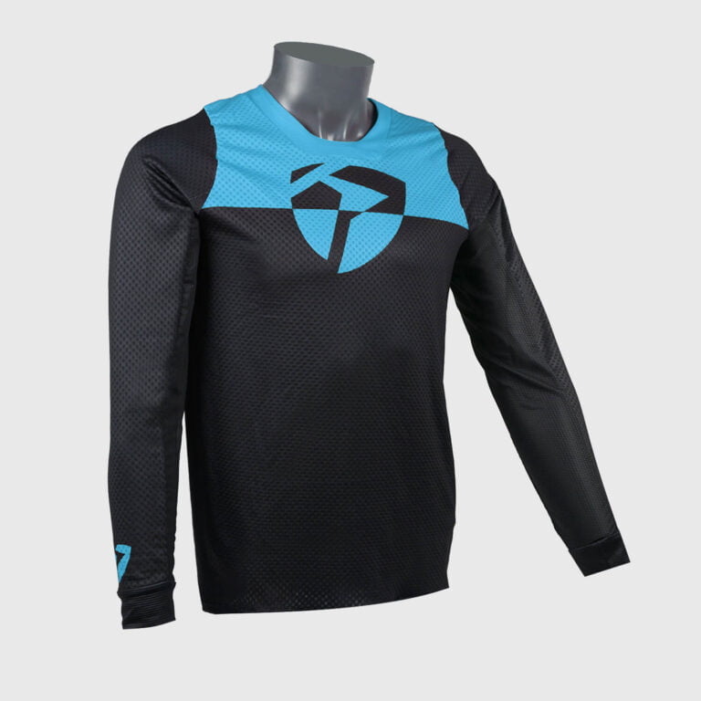Maglia da motocross blu RXR Protect